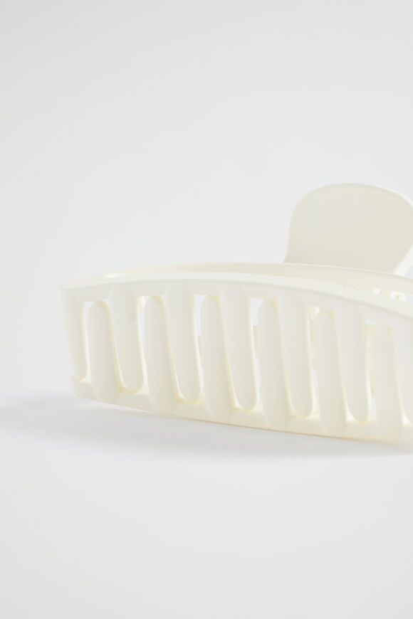 Crescent Hair Claw  Bone  hi-res