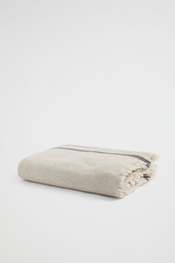 Harlowe Throw  Oat Marle  hi-res