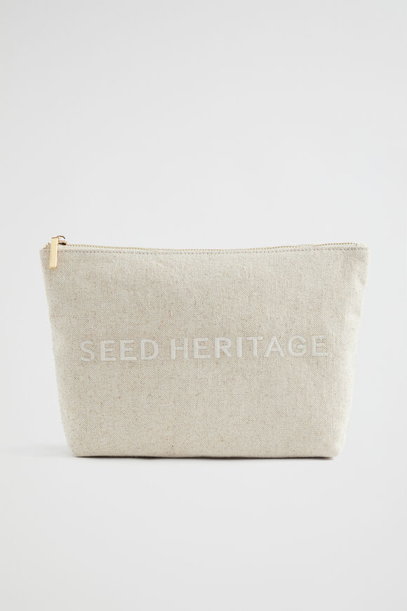 Cosmetic Bag  Stone Natural  hi-res