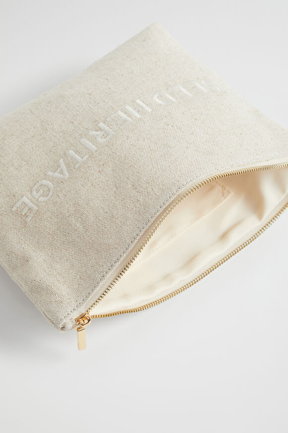 Cosmetic Bag  Stone Natural  hi-res