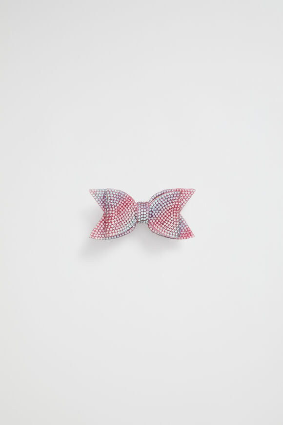 Jelly Jewel Bow Duck Clip  Multi  hi-res