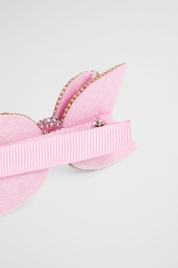 Jelly Jewel Bow Duck Clip  Multi  hi-res