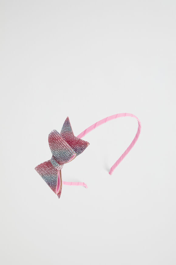 Jelly Jewel Bow Headband  Multi  hi-res
