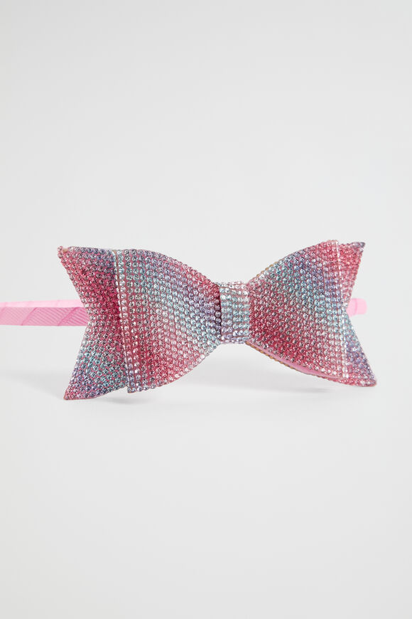 Jelly Jewel Bow Headband  Multi  hi-res