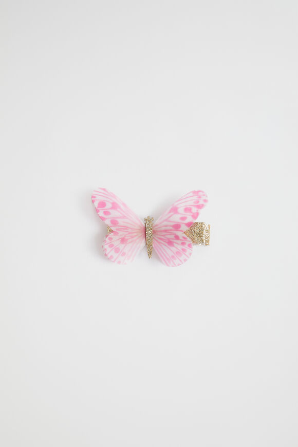 Organza Butterfly Duck Clip  Lily  hi-res