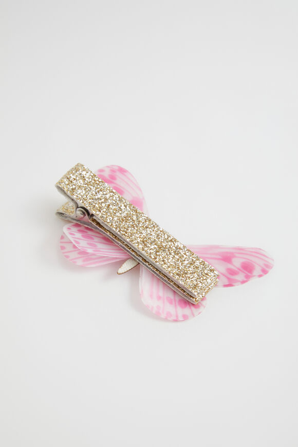 Organza Butterfly Duck Clip  Lily  hi-res