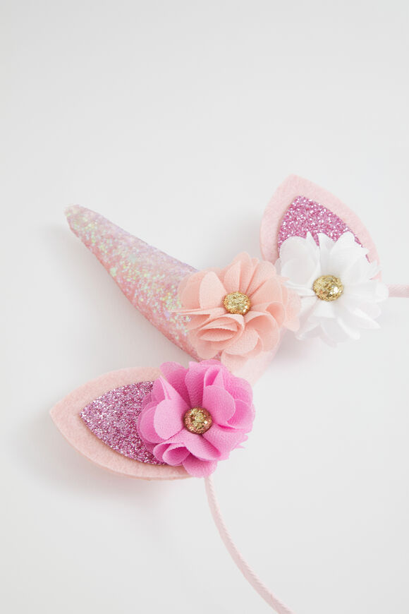 Flower Unicorn Headband  Multi  hi-res