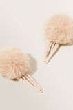 Pom Pom Clips  Beige  hi-res