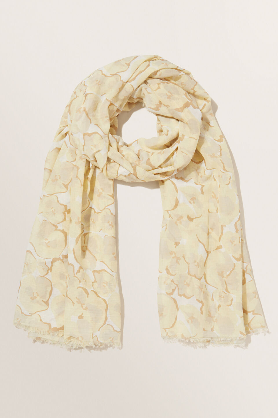 Print Scarf  Limocello