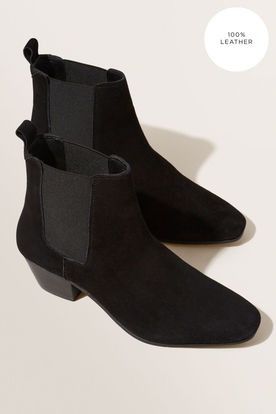 Tash Gusset Boot  Black