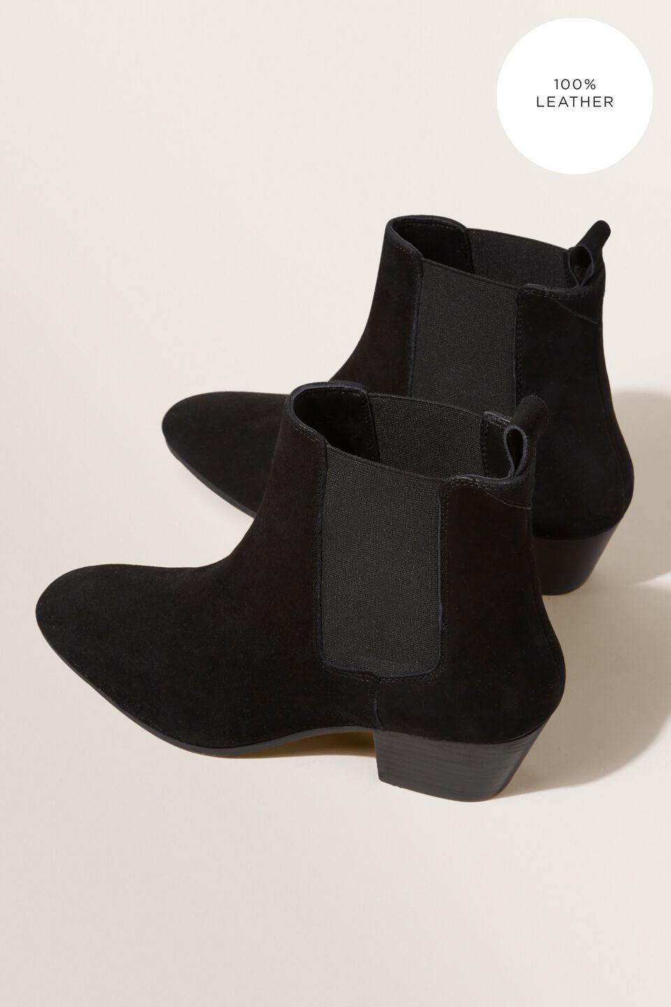 Tash Gusset Boot  Black