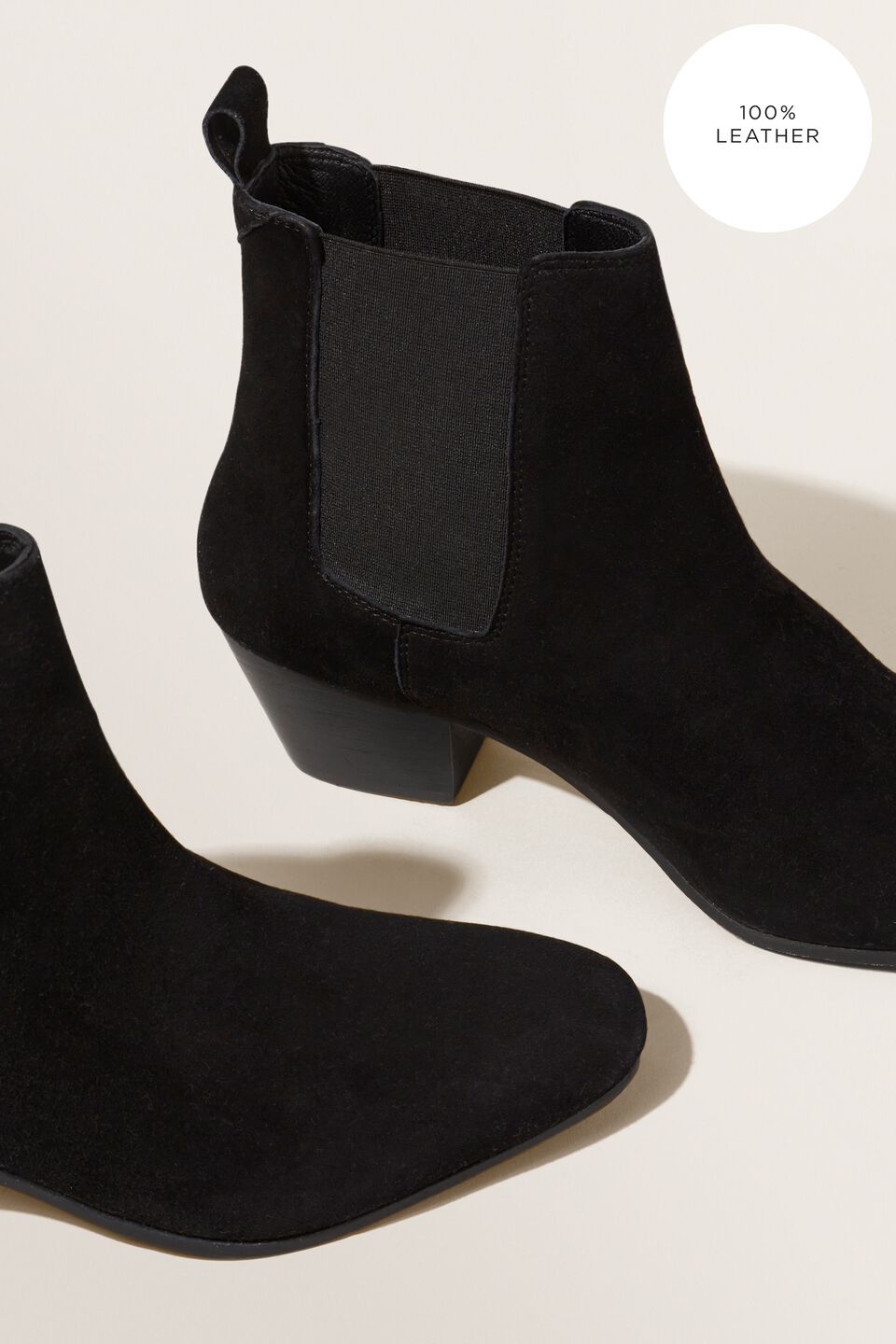 Tash Gusset Boot  Black