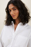 Voile Button Down Shirt  Whisper White  hi-res
