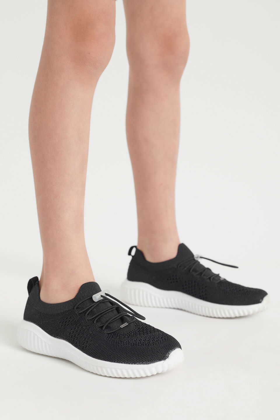 Knit Trainer  Black