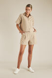 Sustainable Stripe Short  Teak Stripe  hi-res