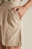 Sustainable Stripe Short  Teak Stripe  hi-res