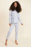 Flower Ls PJ  Powder Blue  hi-res