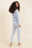 Flower Ls PJ  Powder Blue  hi-res
