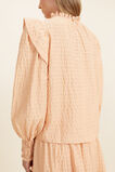 Textured Frill Top  Light Ginger  hi-res