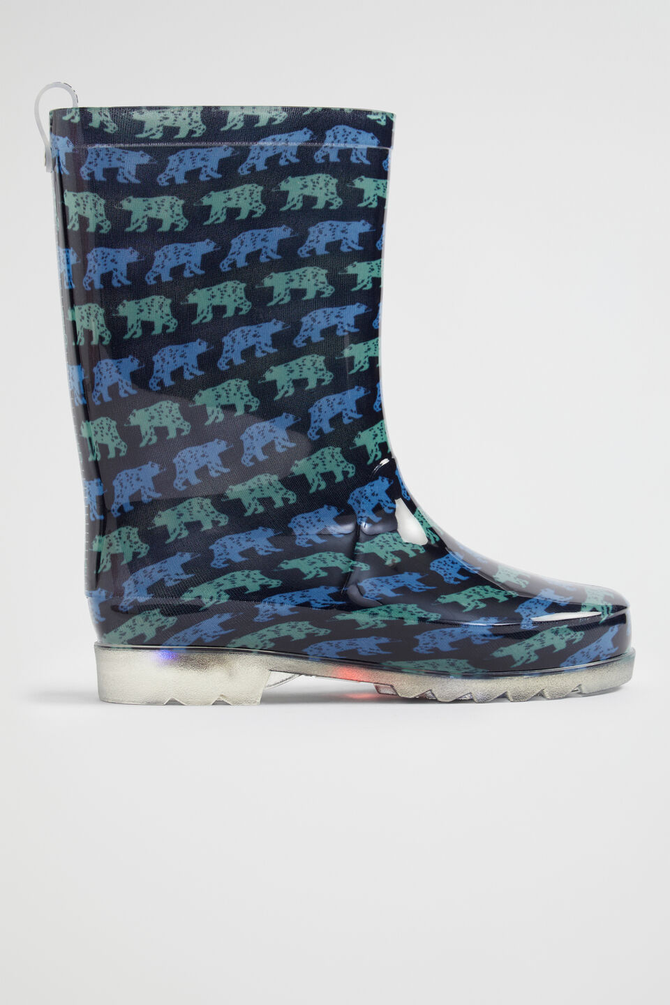 Bear Light Up Gumboot  Multi