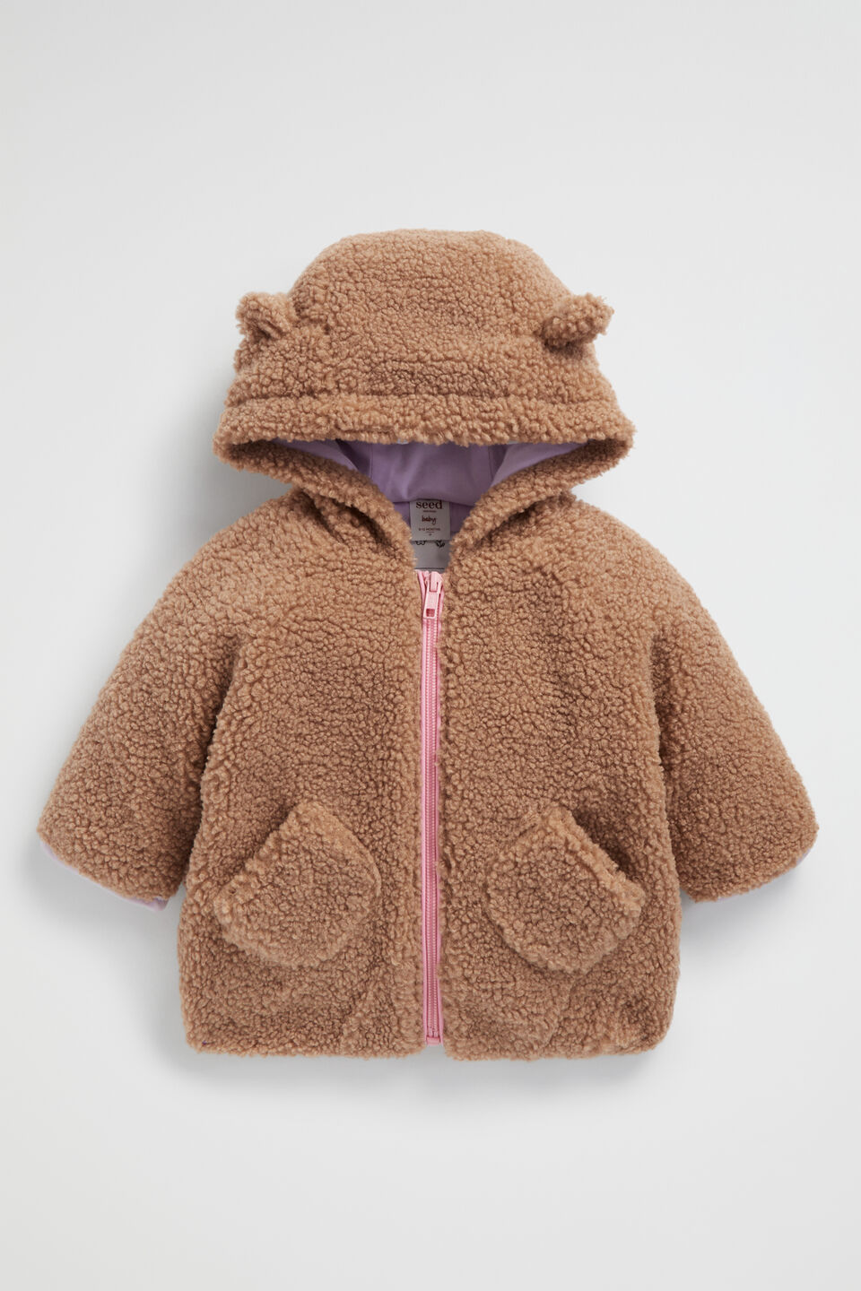 Sherpa Novelty Jacket  Cappuccino