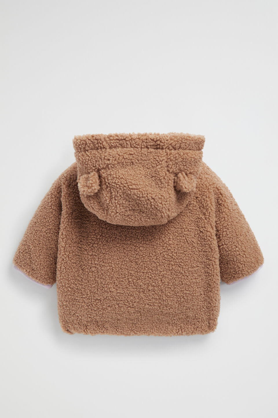 Sherpa Novelty Jacket  Cappuccino