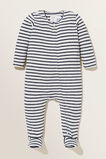 Brushed Stripe Zipsuit  Icy Marle  hi-res