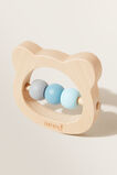 Seed Wooden Rattle  Blue  hi-res