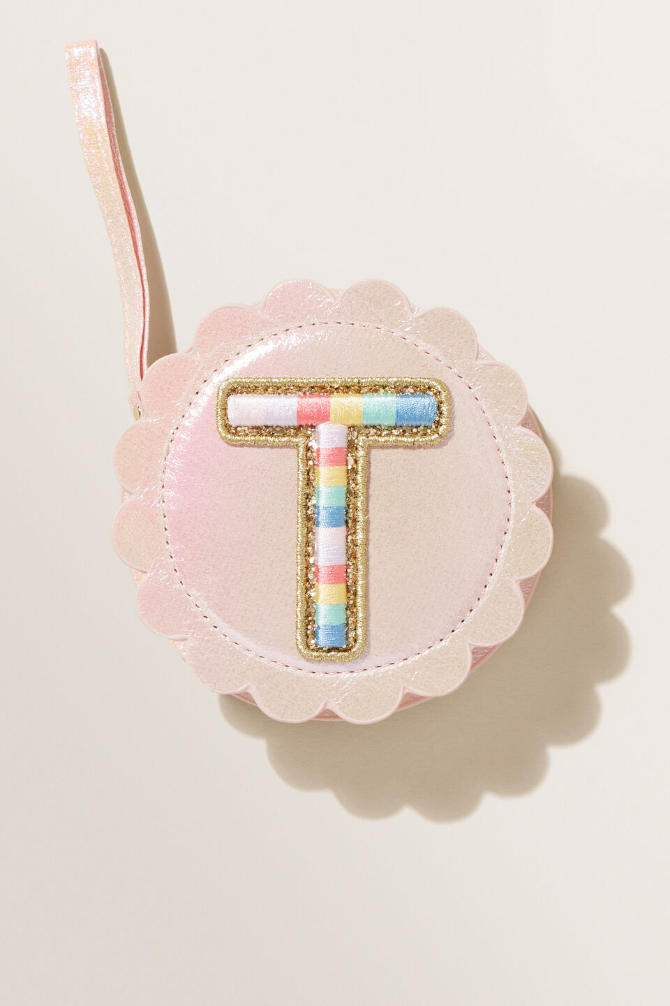 Rainbow Initial Purse  T