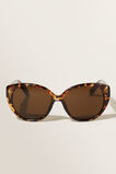 Bronte Oval Sunglasses  Brown Tort  hi-res