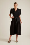 Puff Sleeve Midi Dress    hi-res