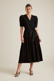 Puff Sleeve Midi Dress    hi-res