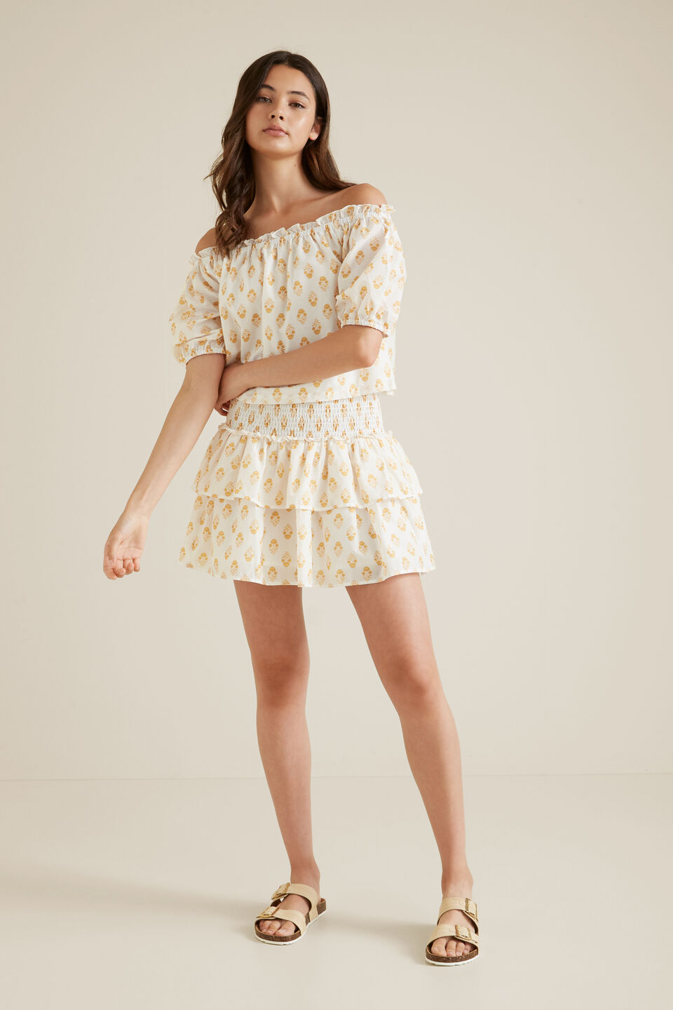 Batik Print Skirt  