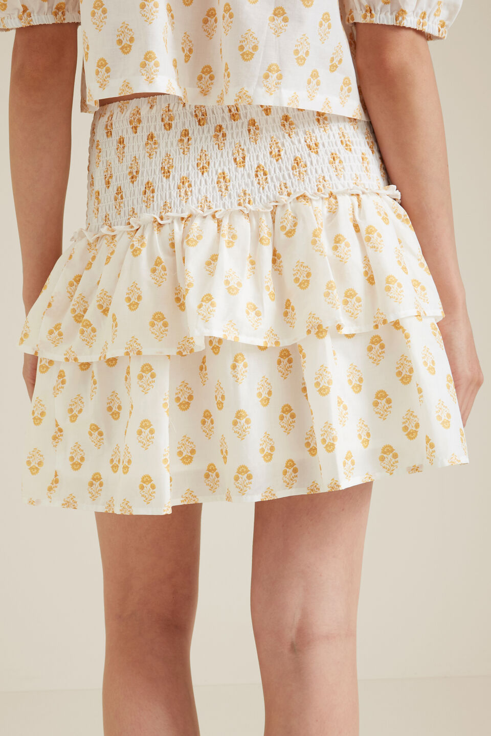 Batik Print Skirt  