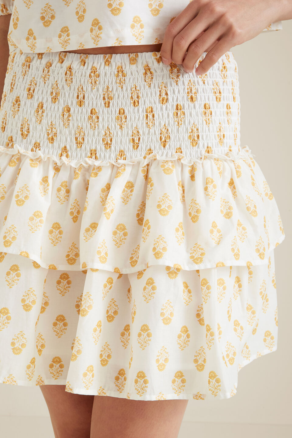 Batik Print Skirt  