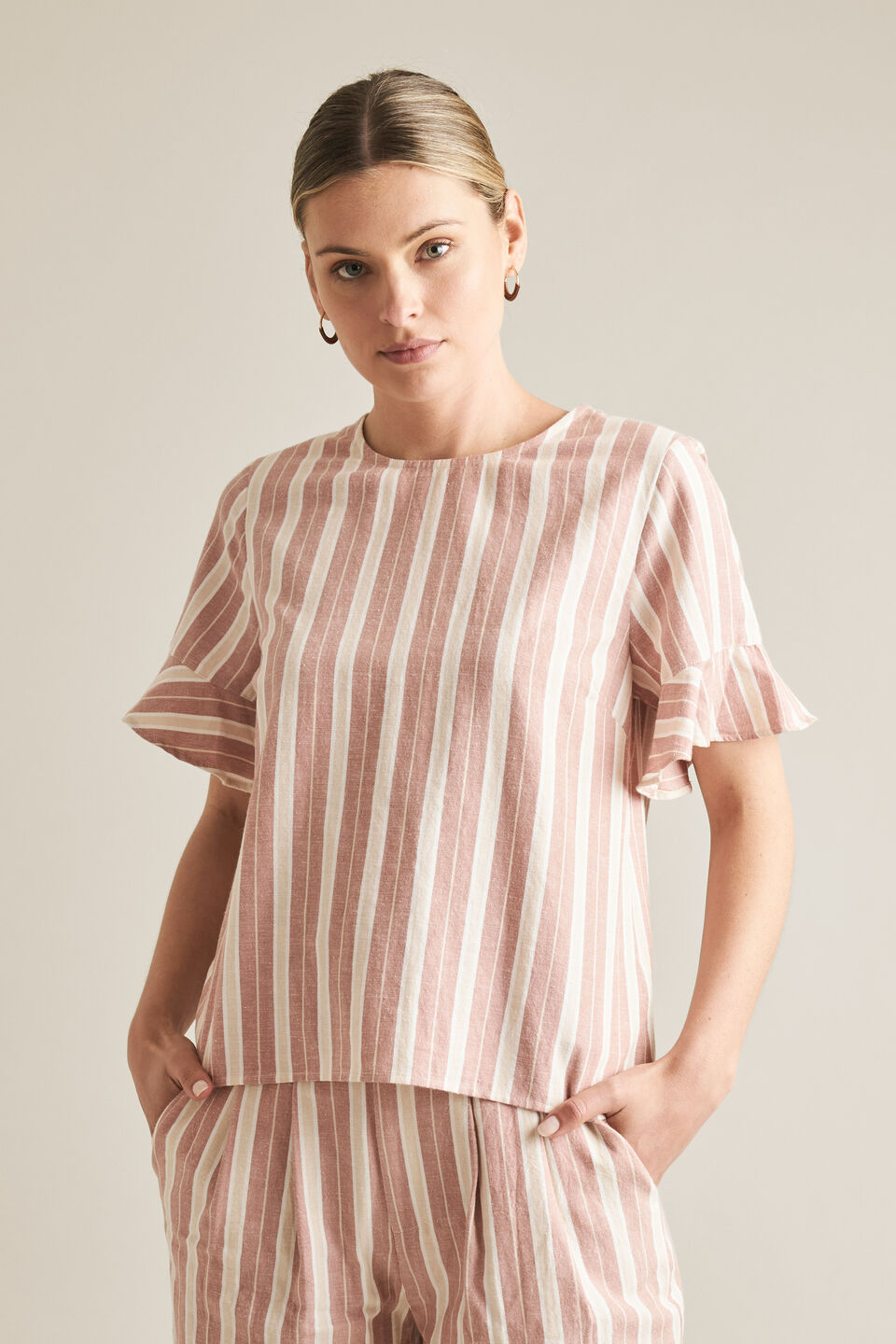 Boho Stripe Blouse  Stripe