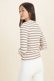 Stripe Rib Tee  Terracotta  hi-res