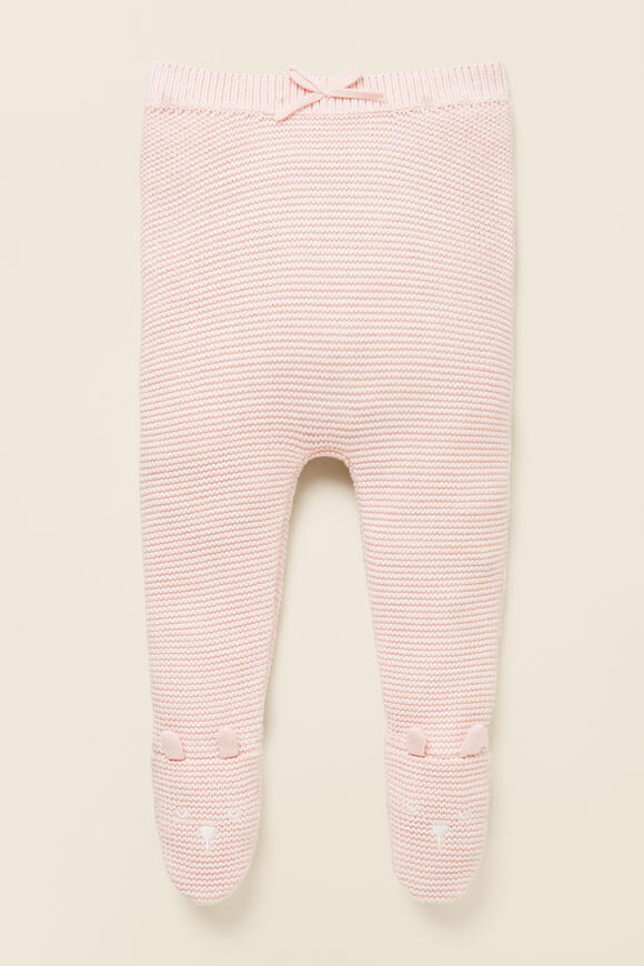 Mixy Knit Footed Legging  Pretty Pink  hi-res