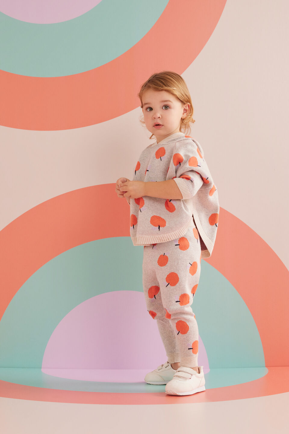 Apple Knit Pant  Oat Marle