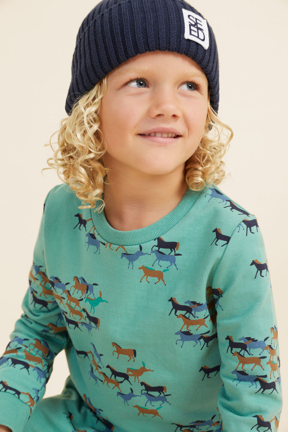 Rib Beanie  Midnight Blue