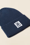 Rib Beanie  Midnight Blue  hi-res
