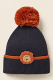 Lion Beanie  Midnight Blue  hi-res