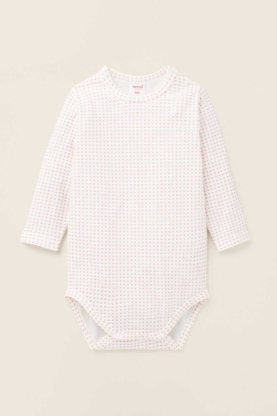 Mini Spot Bodysuit  Chalk Pink