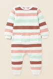 Stripe Knit Jumpsuit  Multi  hi-res