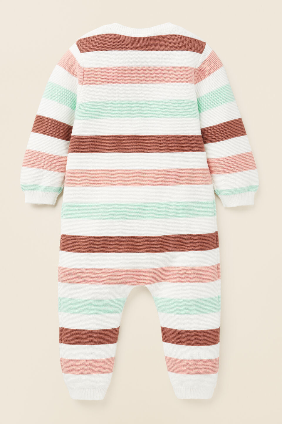 Stripe Knit Jumpsuit  Multi