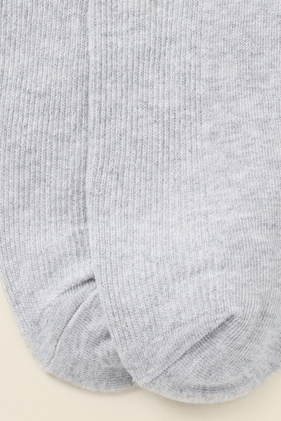 Micro-Rib Ankle Sock  Grey Marle