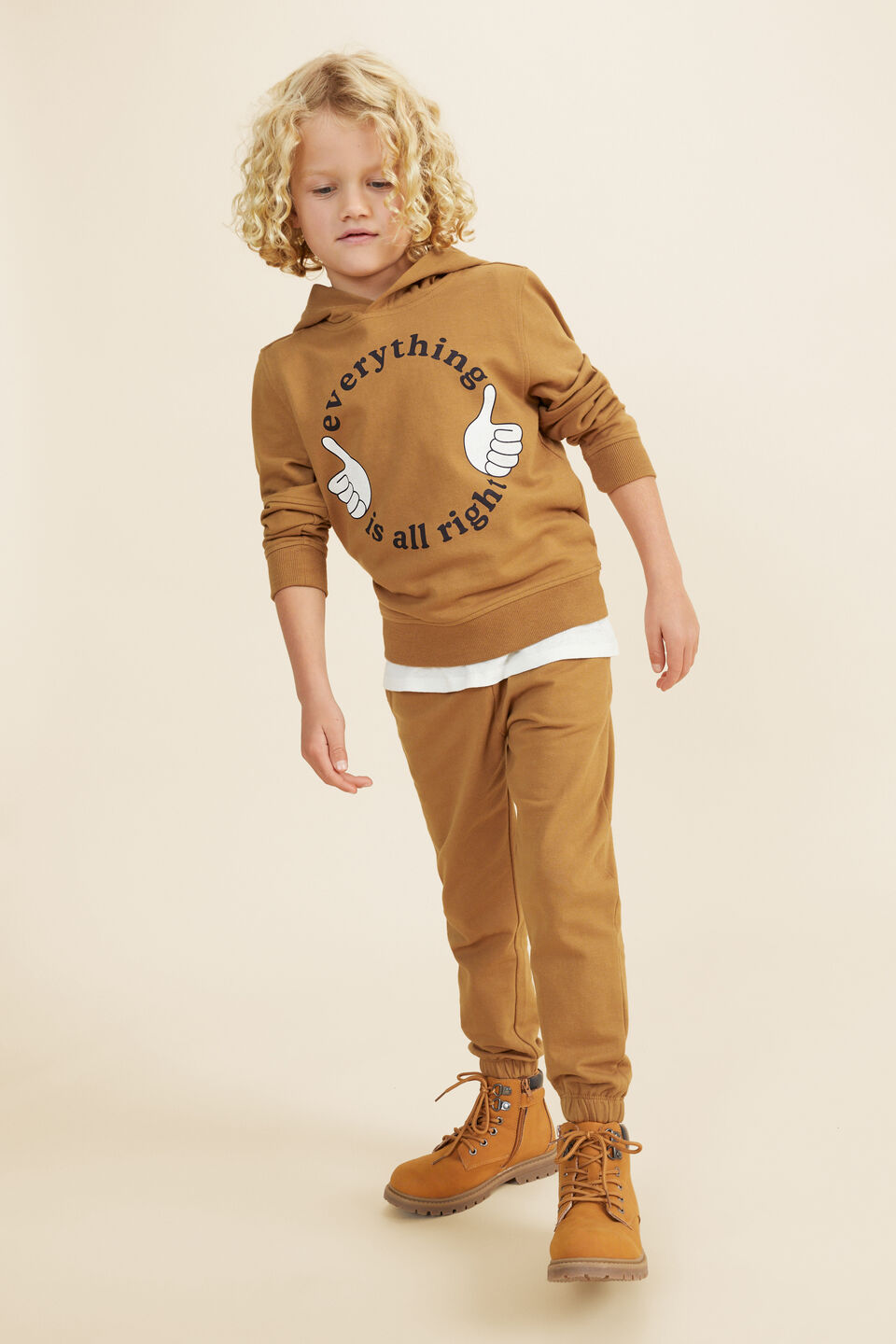 90S Trackpant  Honey Oak