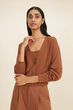 Babywool Cardigan  Mahogany  hi-res