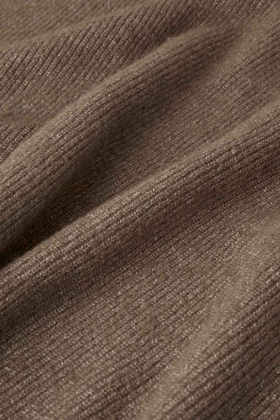 Wool Blend Poncho  Biscuit Marle