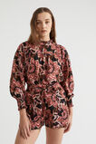 Floral High Neck Blouse  Vintage Floral  hi-res